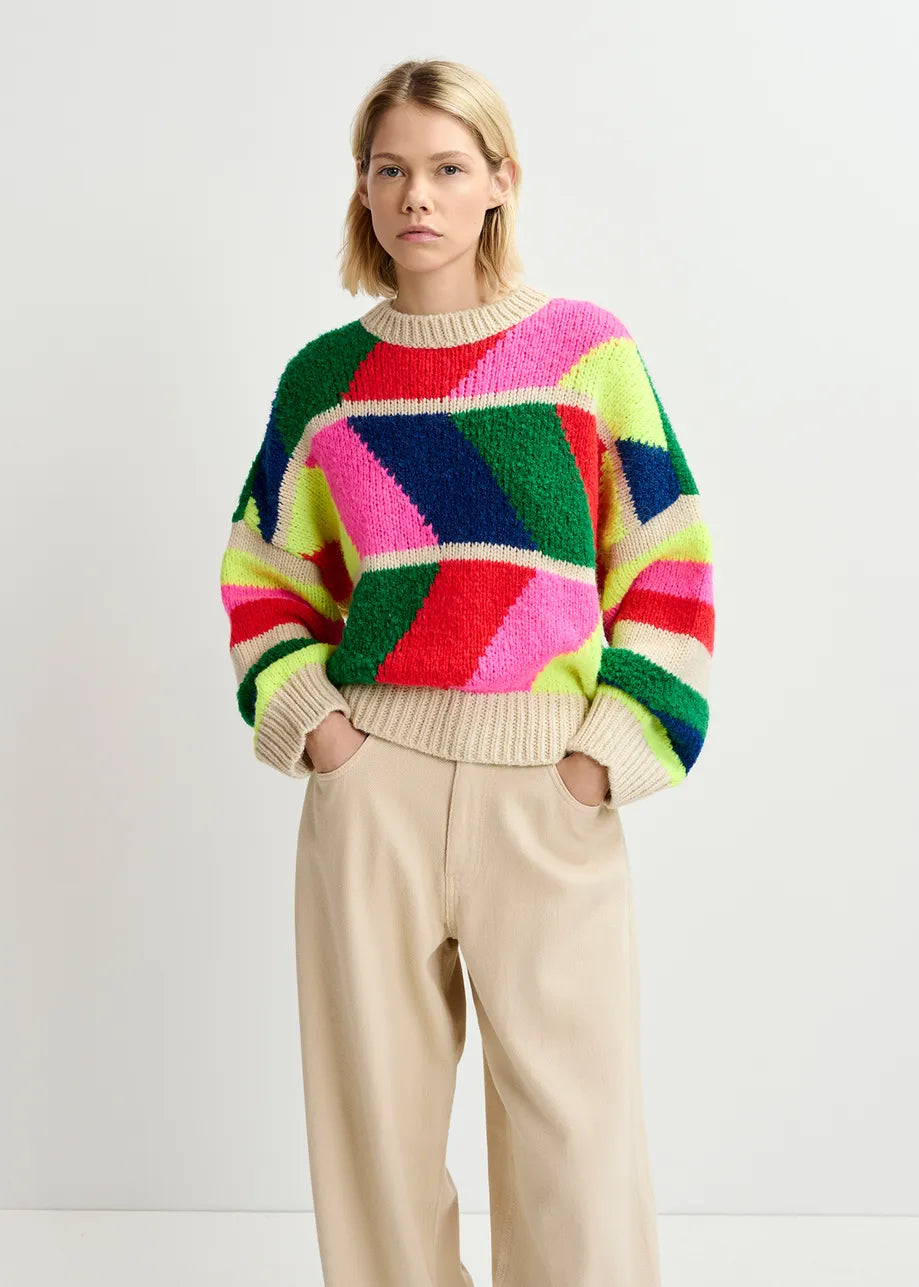 ESSENTIEL Multi Coloured Jumper Women s Fashion by Katriona