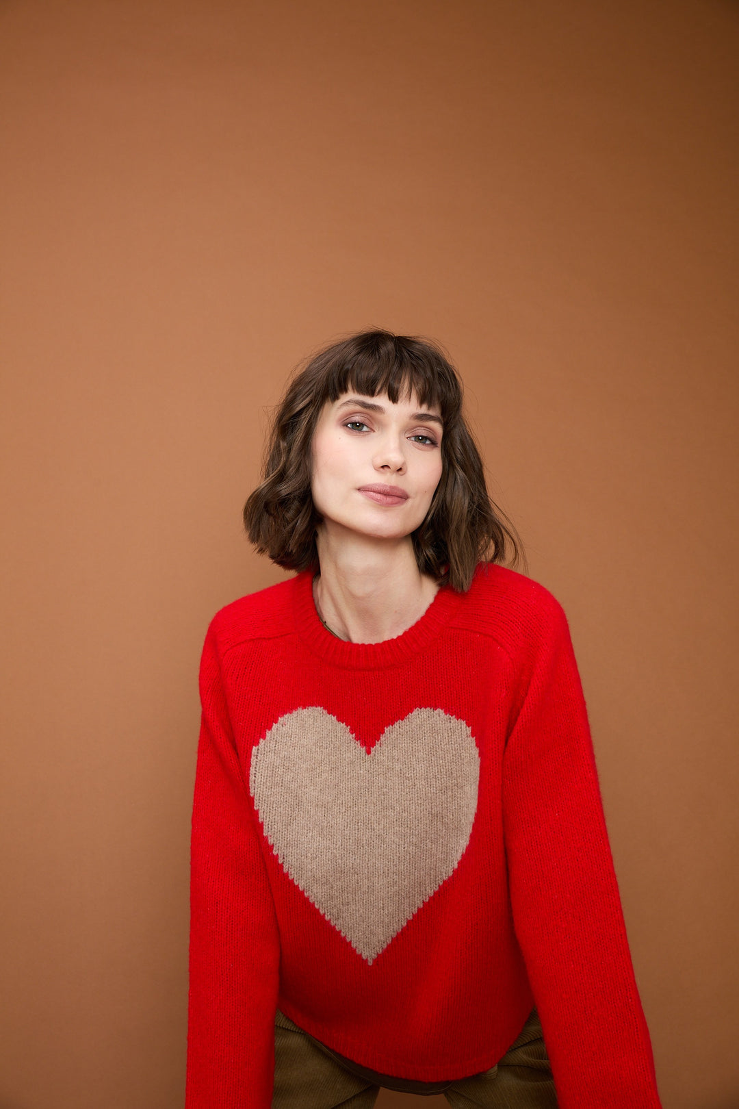JEFF Red Heart Sweater – Women's Fashion by Katriona
