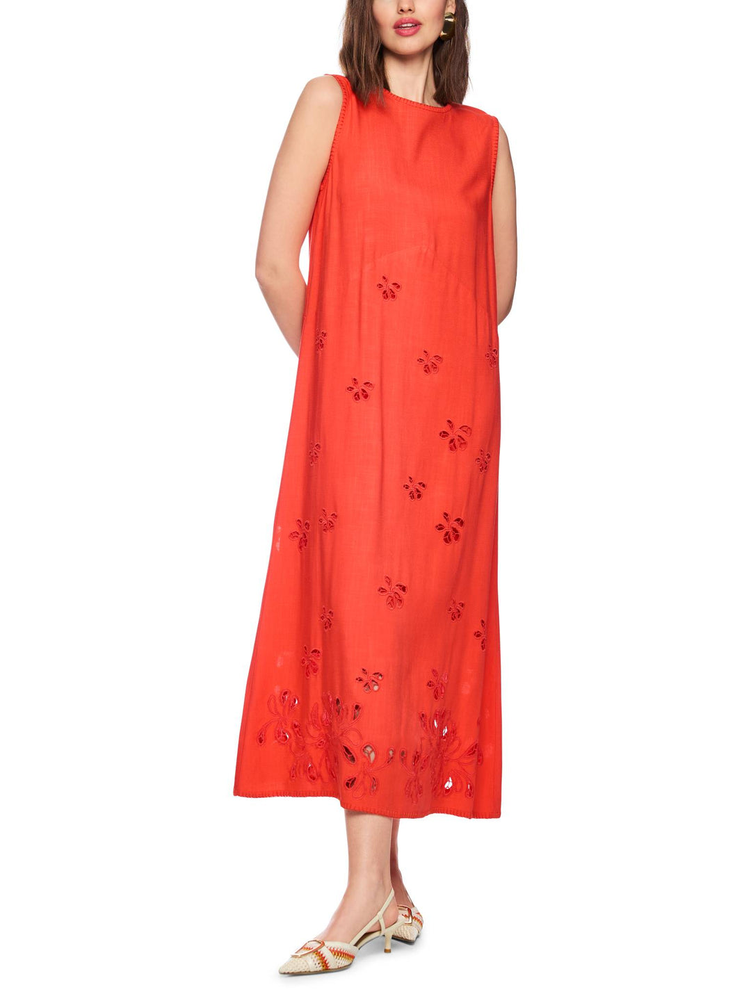 marc cain red dress MARC CAIN Red Maxi Dress – Women's Fashion by Katriona